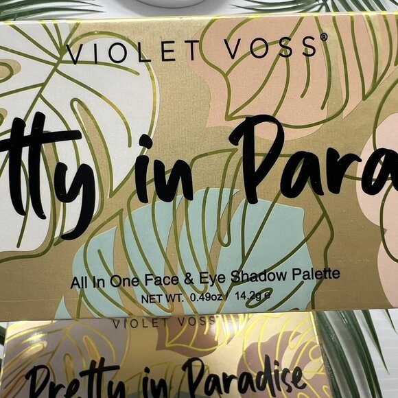 Violet Voss Pretty in Paradise All in One Face & Eye Shadow Palette New In Box - Picture 3 of 6